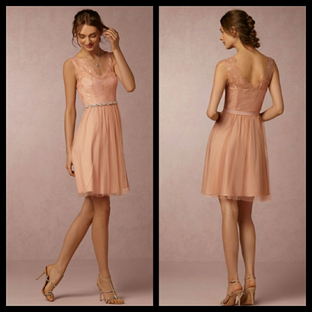 {BHLDN} Lina Lace Tulle Dress